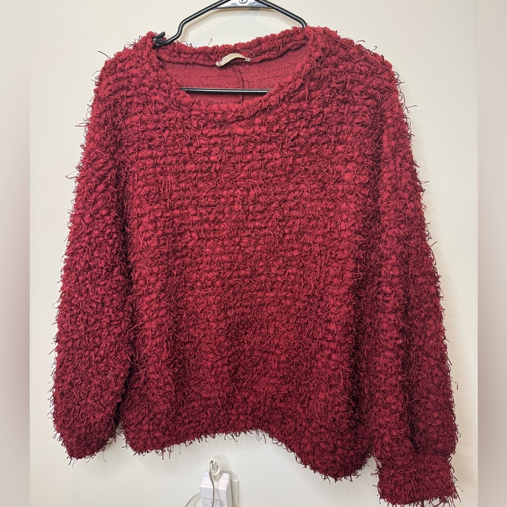Zara Women’s Burgundy Jumper – Size Small